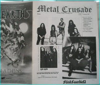 Metal Crusade magazine (1999) Iced Earth, Blind Guardian, Riot, Sacred Steel, Dream Child, Nazareth, Liege Lord, Jag Panzer