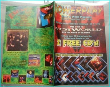 Powerplay magazine 10. 1999. Westworld on cover, Emerald Rain, Dante Fox, Aces High, Ken Tamplin, Skinlab, The Gathering-