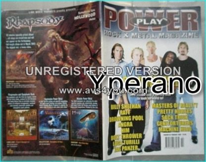Powerplay magazine 30, Febr. 2002, Sevendust (Billy Sheehan), Ratt, Angra, Him, Bolt Thrower, Luca Turilli, Jag Panzer