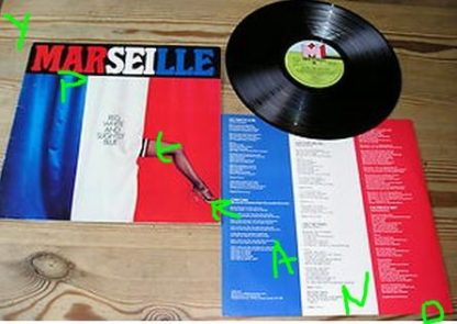 MARSEILLE: Red, White & Slightly Blue LP 1978 +inner sleeve. Hard Rock / NWOBHM.