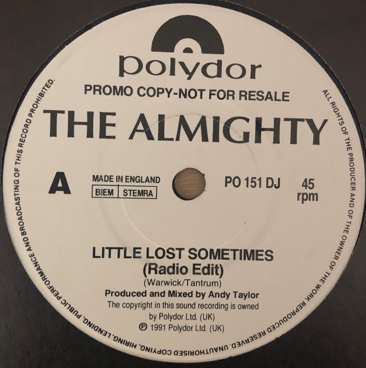 The ALMIGHTY: Little Lost Sometimes + Wild Road to Satisfaction