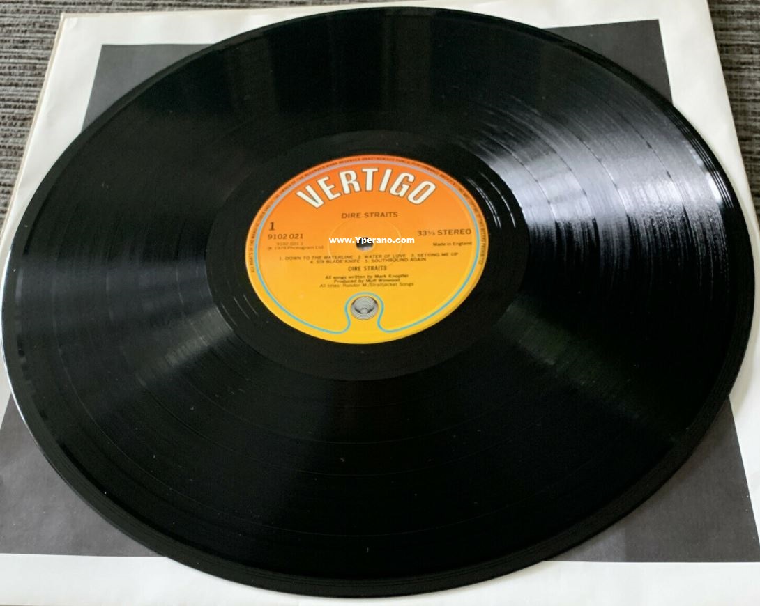 DIRE STRAITS: Dire Straits LP Original 1st pressing 1978 ( England 9102 ...