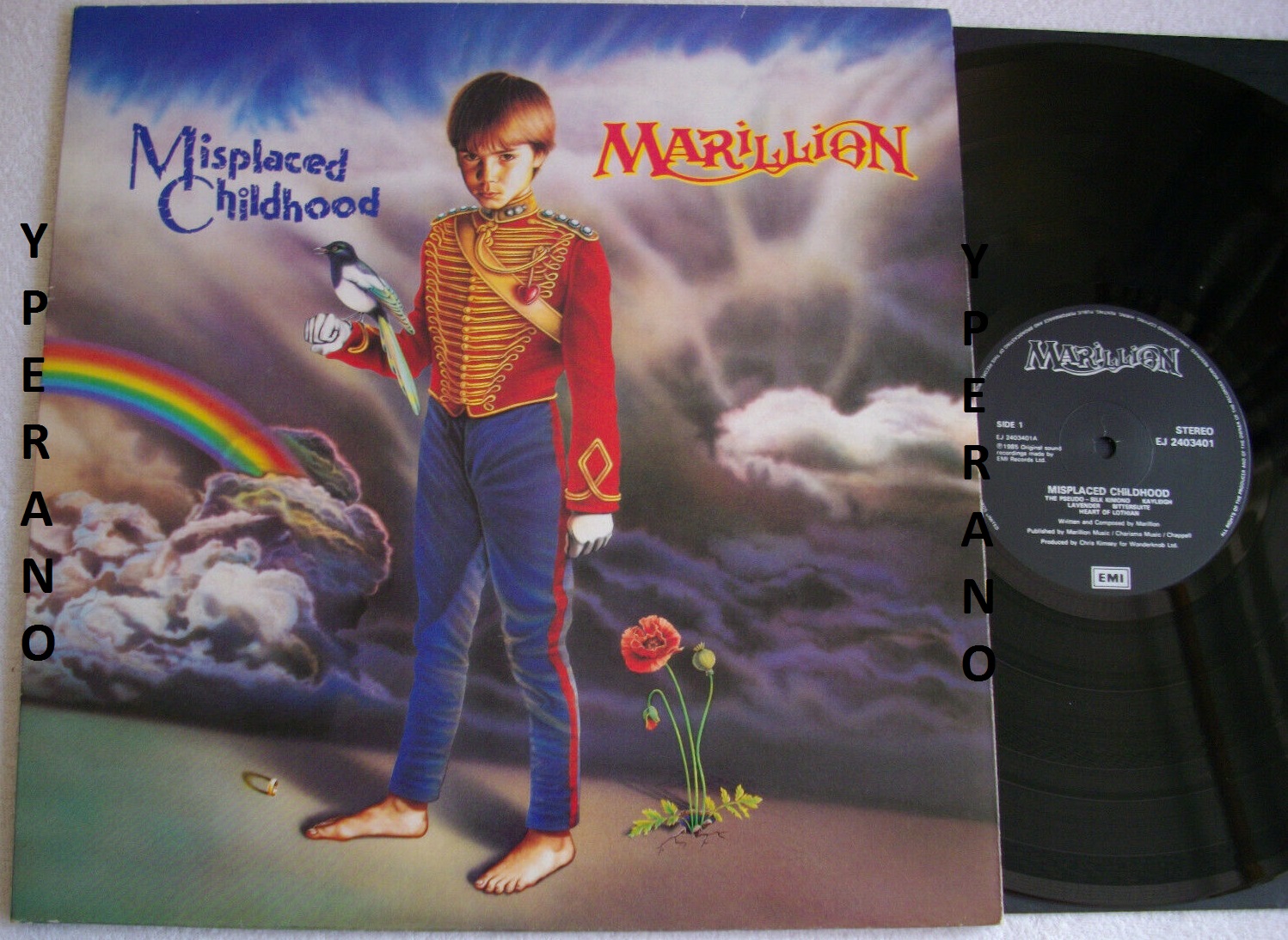 MARILLION: Misplaced Childhood LP GATEFOLD Original 1985 UK FIRST