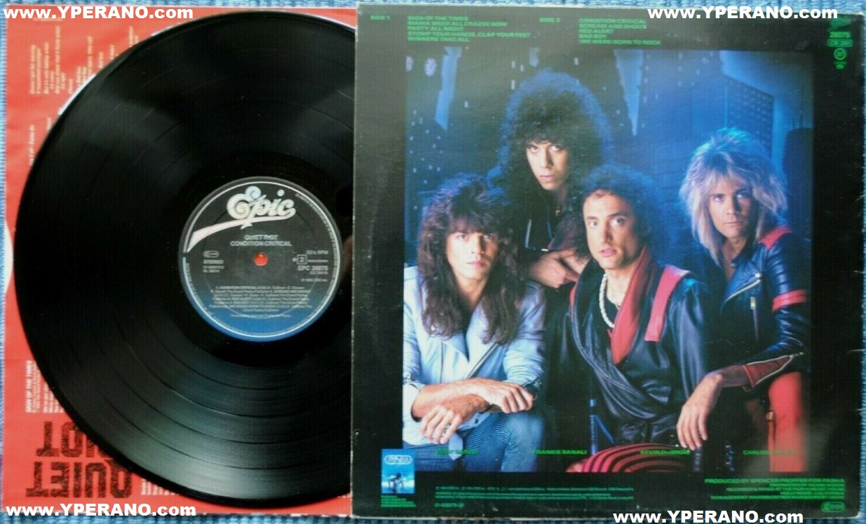 Quiet Riot mama Weer All Crazee Now 45 Record 