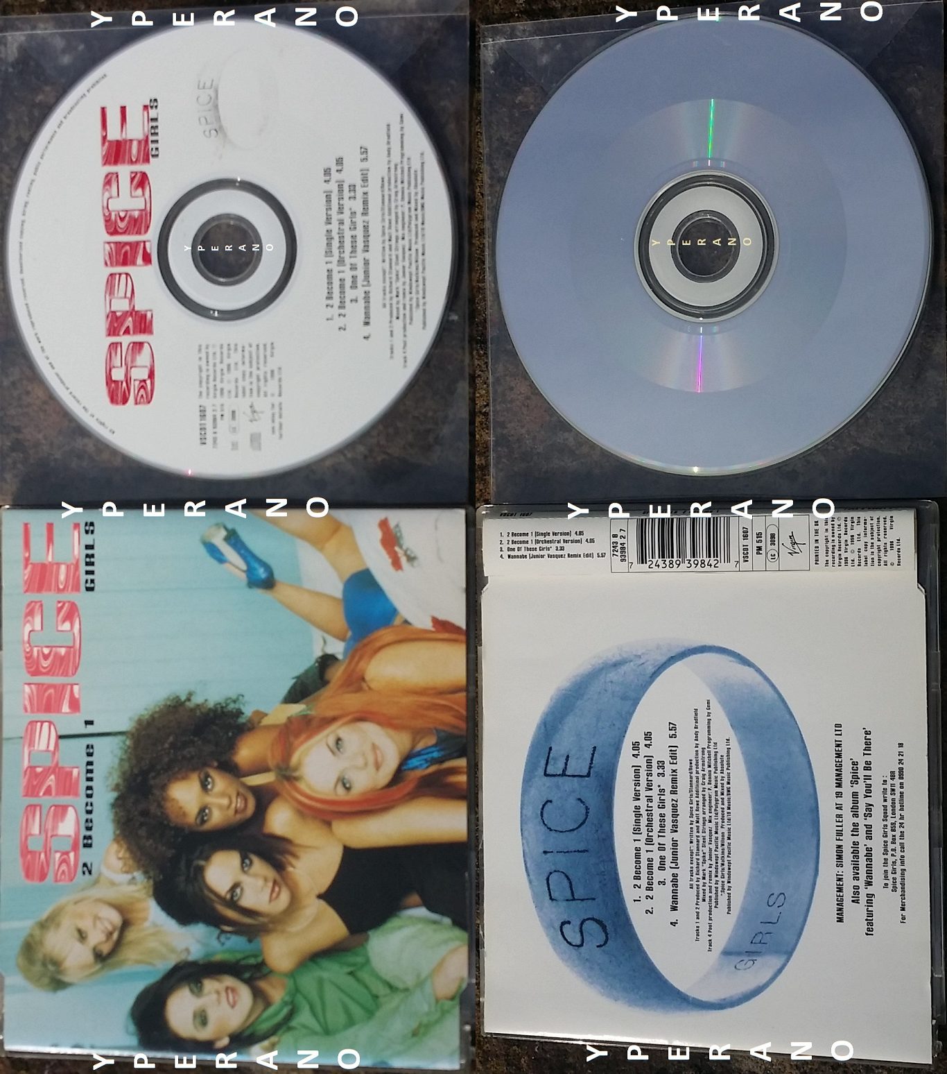 Spice Girls 2 Become 1 Cd Single Includes Great Orchestral Version And A Wannabe Remix Check Video Yperano Records