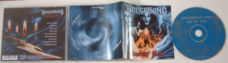 TWILIGHTNING: Delirium Veil CD 2003 PROMO CD on jewel case. Power