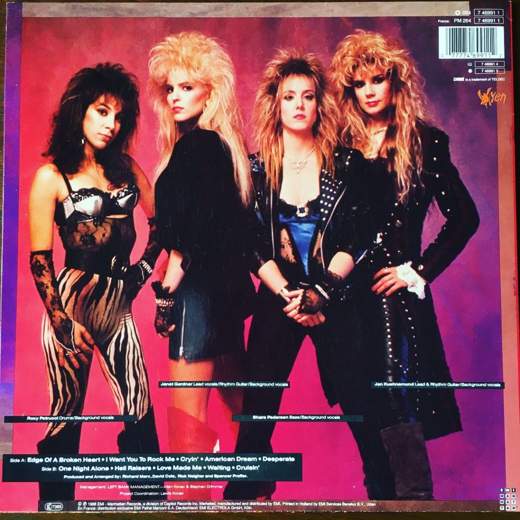 VIXEN Vixen LP 1988, US female melodic HARD ROCK. Check the exclusive