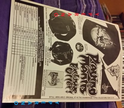 Praying Mantis: Time Tells No Lies LP. + merchandise sheet promo. Check audio