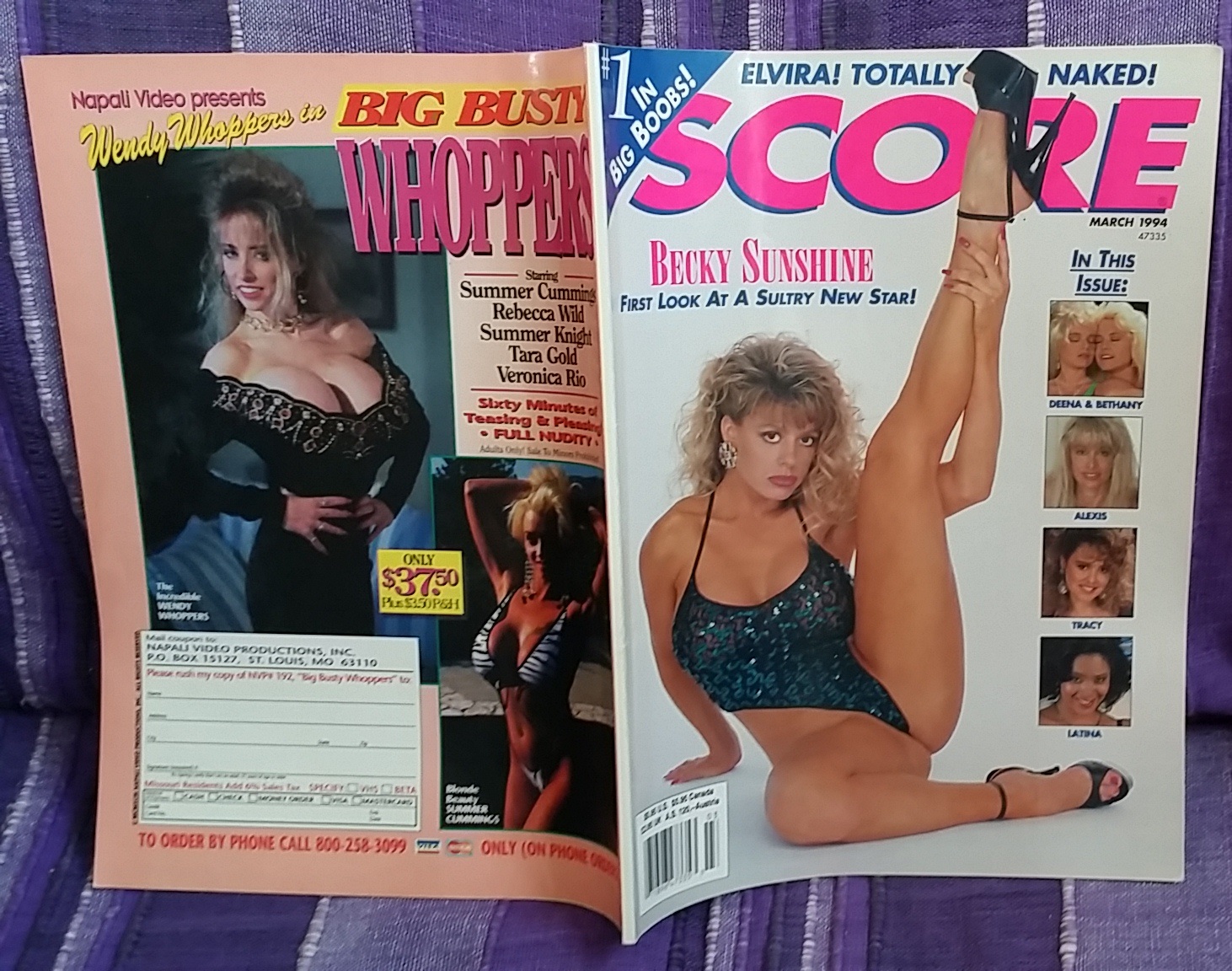 Score March 1994 Porn erotic vintage magazine #1 in Big Boobs Women. mint  condition. Becky Sunshine, Dixie Bubbles, Cassandra Peterson, Deena Duos &  ...